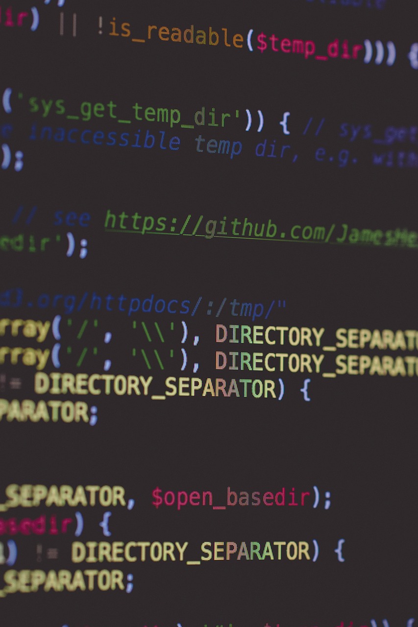 Developer coding